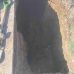 Water Service Upgarde Excavation, Property Line