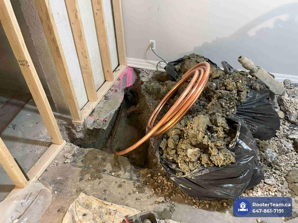 Water Service Upgrade For Legal Basement – Allendale Rd, Barmpton