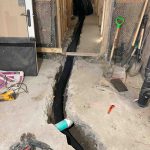 Installing 4" Weeping Tile, Etobicoke