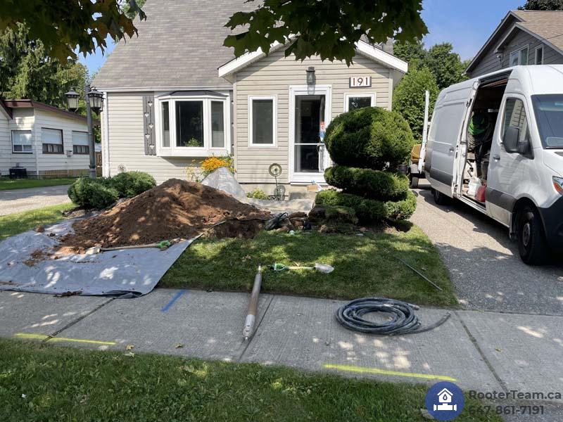 Trenchless Water Pipe Upgrade - McDonald Blvd, Acton, L7J 1A9