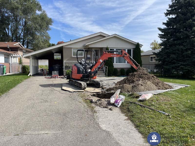 Northwood Dr, Brampton, L6X 2L2 - Main Water Service Upgrade to 1 Inch